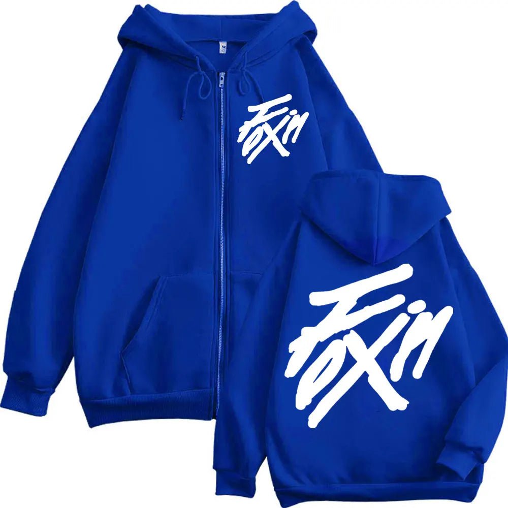 Kpop ATEEZ "FlX ON" Merch sweat à capuche avec fermeture éclair hommes femmes haute qualité mode veste zippée manteau automne hiver décontracté sweat-shirts amples - FATAONKpop ATEEZ "FlX ON" Merch sweat à capuche avec fermeture éclair hommes femmes haute qualité mode veste zippée manteau automne hiver décontracté sweat-shirts amplesMode HommeFATAON