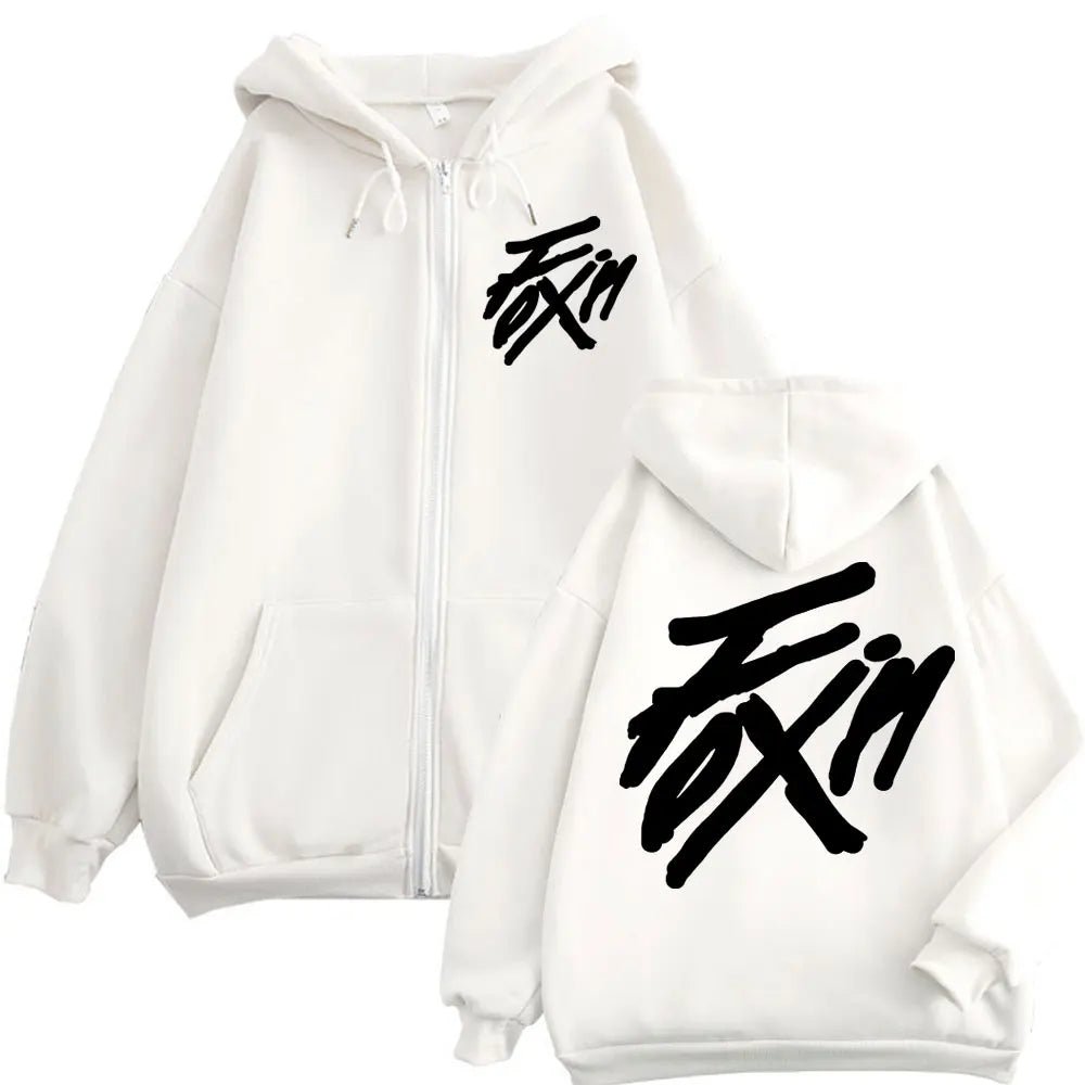 Kpop ATEEZ "FlX ON" Merch sweat à capuche avec fermeture éclair hommes femmes haute qualité mode veste zippée manteau automne hiver décontracté sweat-shirts amples - FATAONKpop ATEEZ "FlX ON" Merch sweat à capuche avec fermeture éclair hommes femmes haute qualité mode veste zippée manteau automne hiver décontracté sweat-shirts amplesMode HommeFATAON