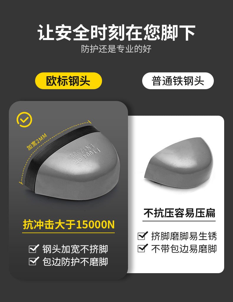 Labor Protection Shoes for Men, Anti-Smash, Anti-Puncture, Liberation Military Training Shoes, Work Shoes, Wholesale, Comfortable, Wear-Resistant, Anti-Season Mountaineering Models - FATAONLabor Protection Shoes for Men, Anti-Smash, Anti-Puncture, Liberation Military Training Shoes, Work Shoes, Wholesale, Comfortable, Wear-Resistant, Anti-Season Mountaineering ModelsMode HommeFATAON
