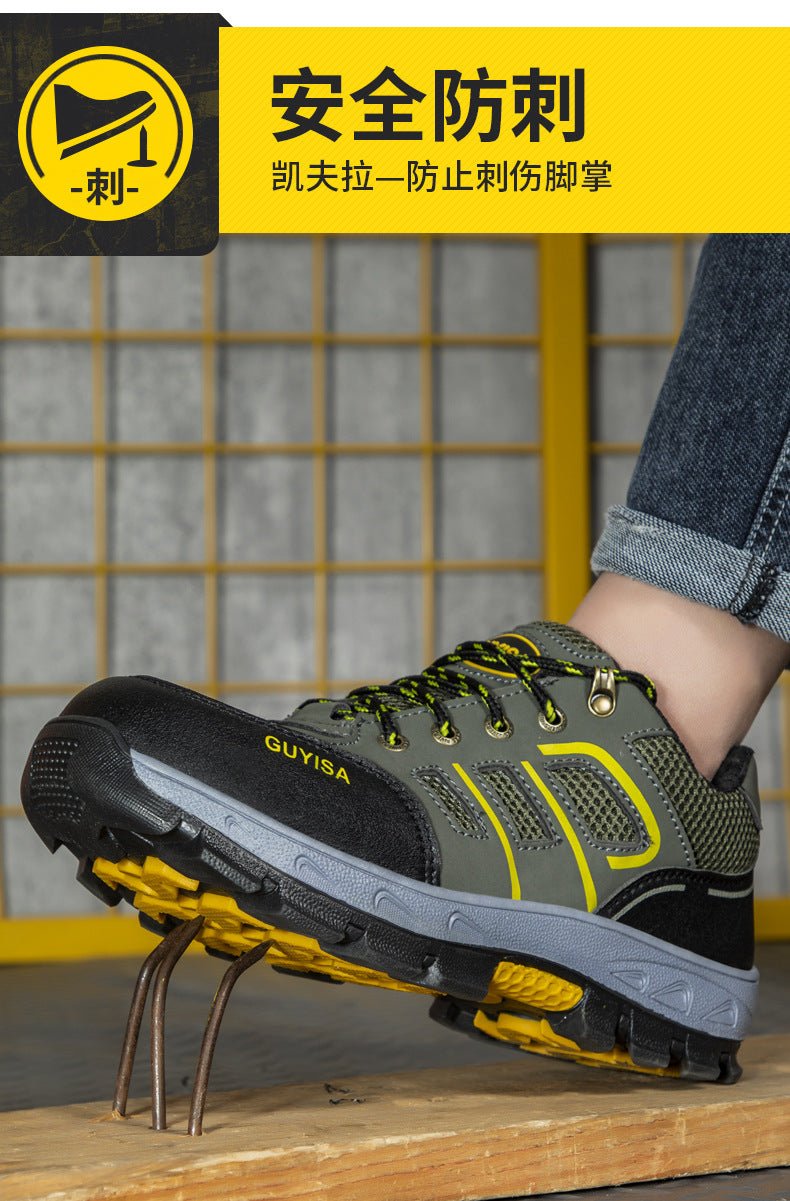 Labor Protection Shoes for Men, Anti-Smash, Anti-Puncture, Liberation Military Training Shoes, Work Shoes, Wholesale, Comfortable, Wear-Resistant, Anti-Season Mountaineering Models - FATAONLabor Protection Shoes for Men, Anti-Smash, Anti-Puncture, Liberation Military Training Shoes, Work Shoes, Wholesale, Comfortable, Wear-Resistant, Anti-Season Mountaineering ModelsMode HommeFATAON