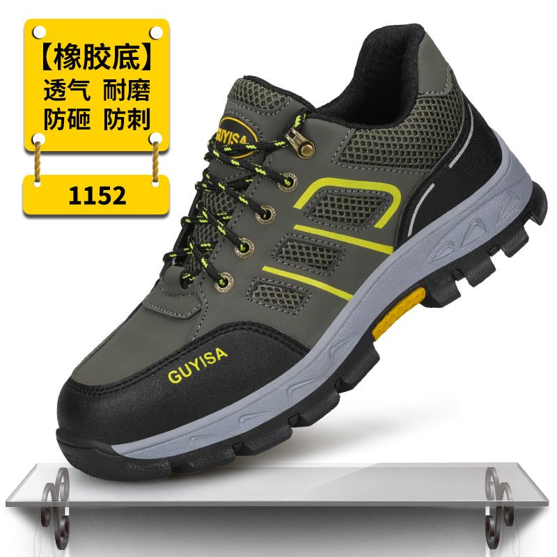 Labor Protection Shoes for Men, Anti-Smash, Anti-Puncture, Liberation Military Training Shoes, Work Shoes, Wholesale, Comfortable, Wear-Resistant, Anti-Season Mountaineering Models - FATAONLabor Protection Shoes for Men, Anti-Smash, Anti-Puncture, Liberation Military Training Shoes, Work Shoes, Wholesale, Comfortable, Wear-Resistant, Anti-Season Mountaineering ModelsMode HommeFATAON