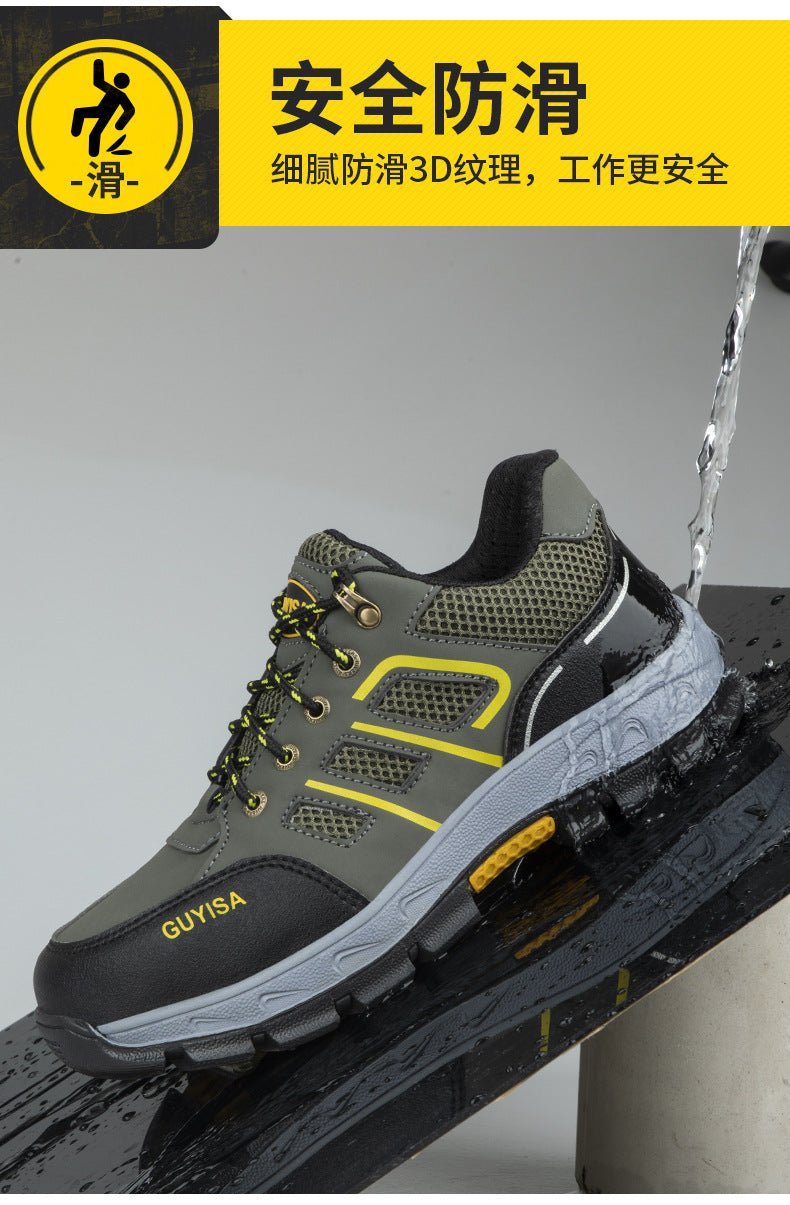 Labor Protection Shoes for Men, Anti-Smash, Anti-Puncture, Liberation Military Training Shoes, Work Shoes, Wholesale, Comfortable, Wear-Resistant, Anti-Season Mountaineering Models - FATAONLabor Protection Shoes for Men, Anti-Smash, Anti-Puncture, Liberation Military Training Shoes, Work Shoes, Wholesale, Comfortable, Wear-Resistant, Anti-Season Mountaineering ModelsMode HommeFATAON