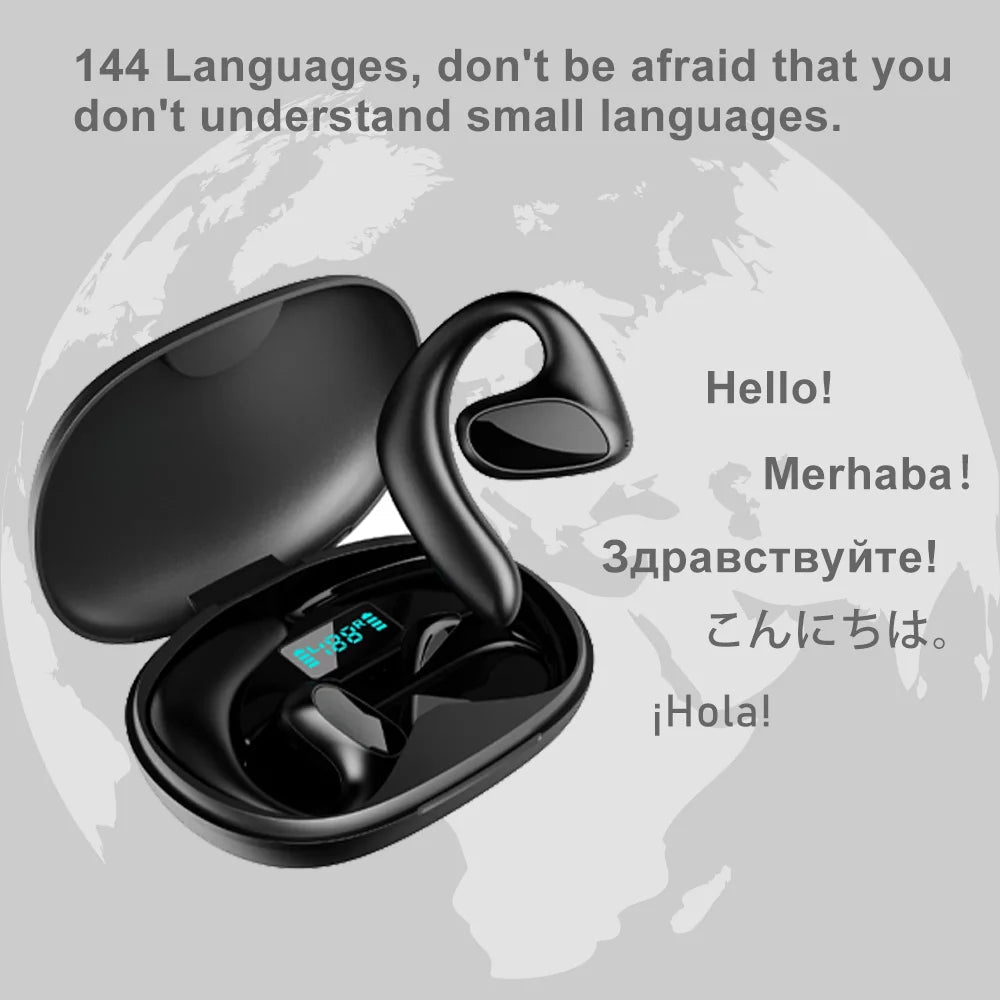 Language Translator Earbuds M8 Headset Supports 144 Languages Real Time Translation Languages Translator Earphones for Traveling - Fix & GoLanguage Translator Earbuds M8 Headset Supports 144 Languages Real Time Translation Languages Translator Earphones for TravelingFix & Go