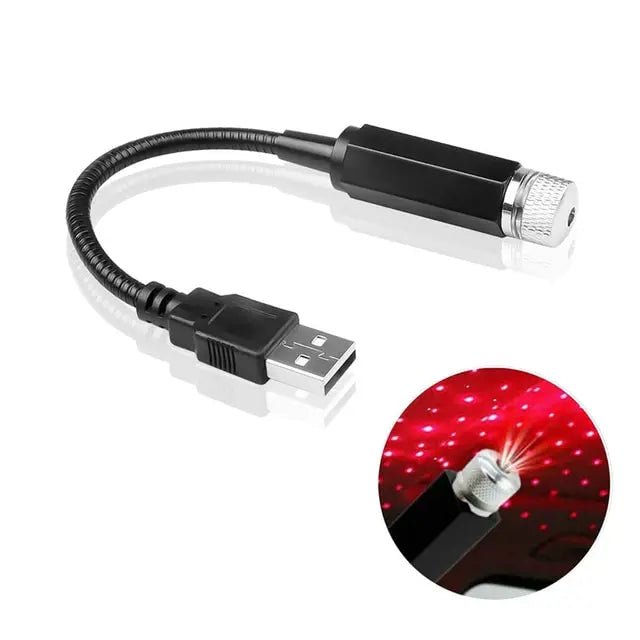 LED ciel étoilé lampe voiture Laser étoile toit lumière 5V USB alimenté galaxie étoile atmosphère lumière projecteur lampe pour chambre plafond décor - FATAONLED ciel étoilé lampe voiture Laser étoile toit lumière 5V USB alimenté galaxie étoile atmosphère lumière projecteur lampe pour chambre plafond décorAccessoire AutoFATAON
