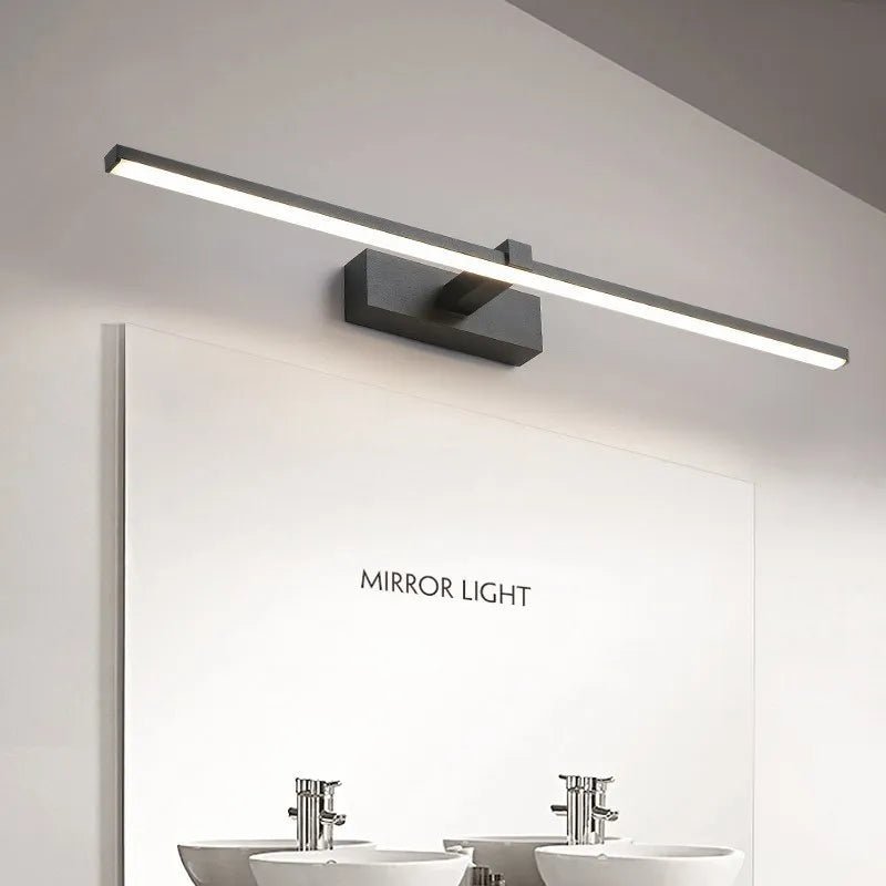 Led miroir lumières appliques salle de bain étanche blanc noir LED lampe plate moderne intérieur applique salle de bain éclairage maquillage - FATAONLed miroir lumières appliques salle de bain étanche blanc noir LED lampe plate moderne intérieur applique salle de bain éclairage maquillageSolutions MaisonFATAON