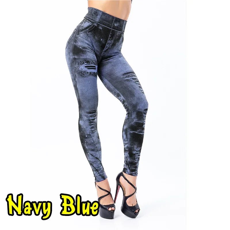 Legging taille haute pour femme, jean moulant, streetwear, push-up, décontracté, à la mode - FATAONLegging taille haute pour femme, jean moulant, streetwear, push-up, décontracté, à la modeMode FemmeFATAON