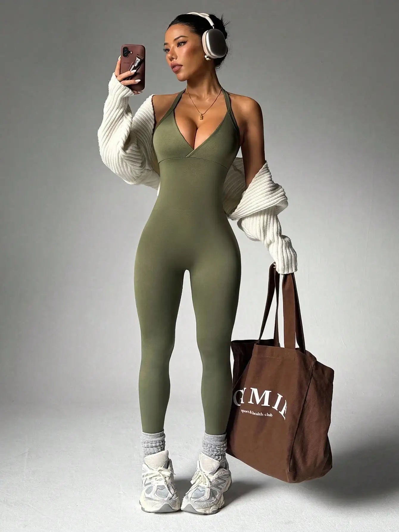 Leggings de Compression de Yoga dos nu sans manches, couleur unie, haute élasticité, sport aérien - FATAONLeggings de Compression de Yoga dos nu sans manches, couleur unie, haute élasticité, sport aérienFitness FemmeFATAON