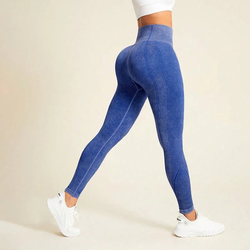 Leggings de Yoga de ponçage en Nylon pour femmes, pantalons serrés sans couture, haute élasticité, Sexy, levage des hanches, pantalons d'entraînement, de course, de gymnastique - FATAONLeggings de Yoga de ponçage en Nylon pour femmes, pantalons serrés sans couture, haute élasticité, Sexy, levage des hanches, pantalons d'entraînement, de course, de gymnastiqueFitness FemmeFATAON