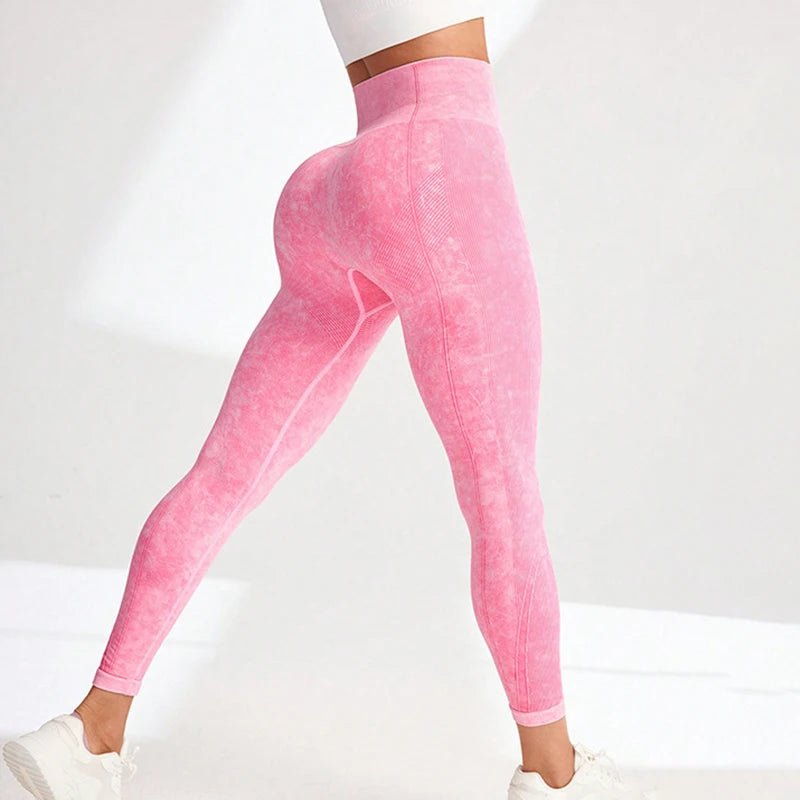 Leggings de Yoga de ponçage en Nylon pour femmes, pantalons serrés sans couture, haute élasticité, Sexy, levage des hanches, pantalons d'entraînement, de course, de gymnastique - FATAONLeggings de Yoga de ponçage en Nylon pour femmes, pantalons serrés sans couture, haute élasticité, Sexy, levage des hanches, pantalons d'entraînement, de course, de gymnastiqueFitness FemmeFATAON