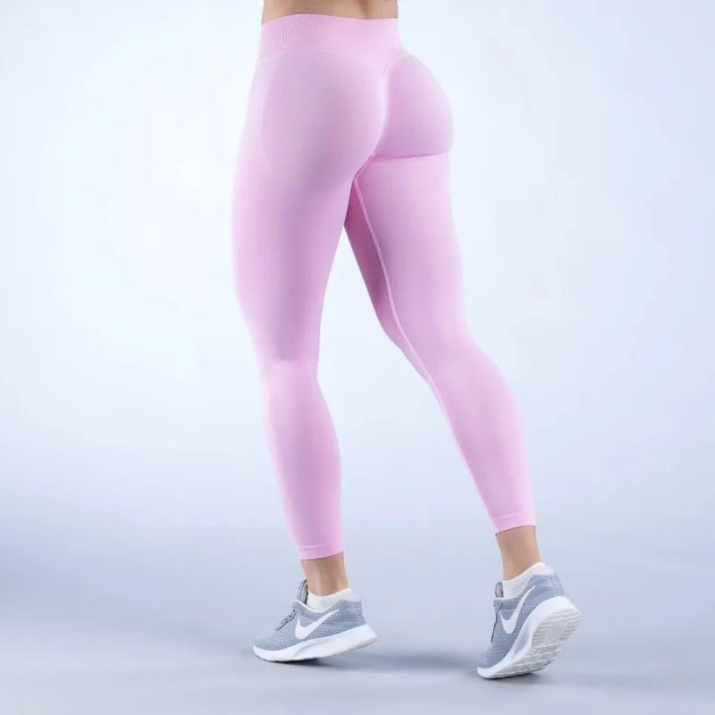 Leggings de Yoga sans couture pour femmes, trois plis de taille, pantalons de sport, Fitness, Sexy, levage des hanches, taille basse, à la mode - FATAONLeggings de Yoga sans couture pour femmes, trois plis de taille, pantalons de sport, Fitness, Sexy, levage des hanches, taille basse, à la modeFitness FemmeFATAON