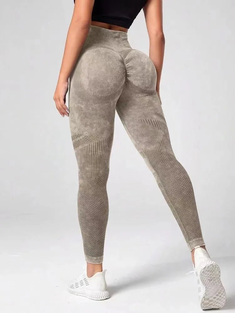 Leggings évidés pour femmes, collants minces sans couture, pantalons de fitness conviviale rés, taille haute, levage des hanches, pantalons de yoga extensibles, lavage à l'eau - FATAONLeggings évidés pour femmes, collants minces sans couture, pantalons de fitness conviviale rés, taille haute, levage des hanches, pantalons de yoga extensibles, lavage à l'eauFitness FemmeFATAON