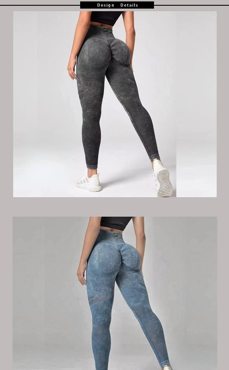 Leggings évidés pour femmes, collants minces sans couture, pantalons de fitness conviviale rés, taille haute, levage des hanches, pantalons de yoga extensibles, lavage à l'eau - FATAONLeggings évidés pour femmes, collants minces sans couture, pantalons de fitness conviviale rés, taille haute, levage des hanches, pantalons de yoga extensibles, lavage à l'eauFitness FemmeFATAON
