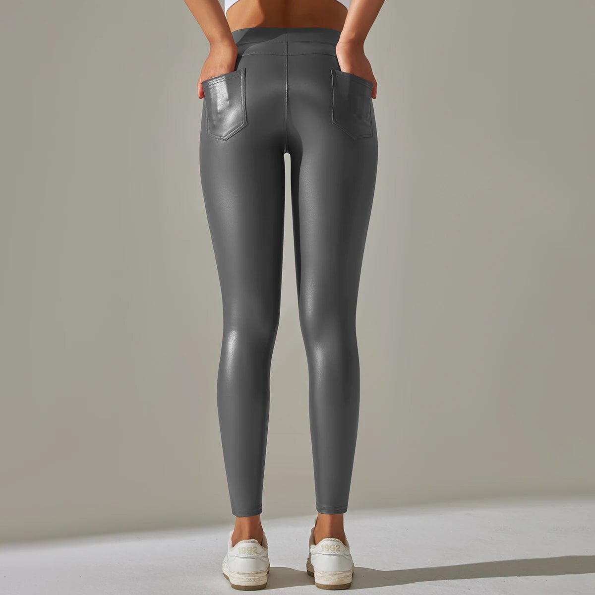Leggings taille haute en cuir pour femmes, pantalons de Yoga colorés, serrés et Sexy, tendance, nouvelle collection - FATAONLeggings taille haute en cuir pour femmes, pantalons de Yoga colorés, serrés et Sexy, tendance, nouvelle collectionMode FemmeFATAON