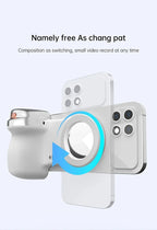 LINIM k02 Magnetic Phone Bluetooth Selfie Stick Handheld Portable Photography Selfie Phone Grip with LED Light Ergonomic Design - Fix & GoLINIM k02 Magnetic Phone Bluetooth Selfie Stick Handheld Portable Photography Selfie Phone Grip with LED Light Ergonomic DesignTechnologie PortableFix & Go