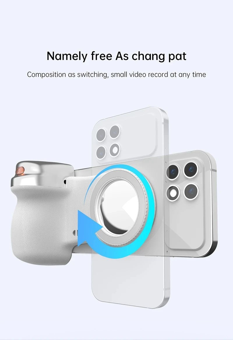 LINIM k02 Magnetic Phone Bluetooth Selfie Stick Handheld Portable Photography Selfie Phone Grip with LED Light Ergonomic Design - Fix & GoLINIM k02 Magnetic Phone Bluetooth Selfie Stick Handheld Portable Photography Selfie Phone Grip with LED Light Ergonomic DesignTechnologie PortableFix & Go