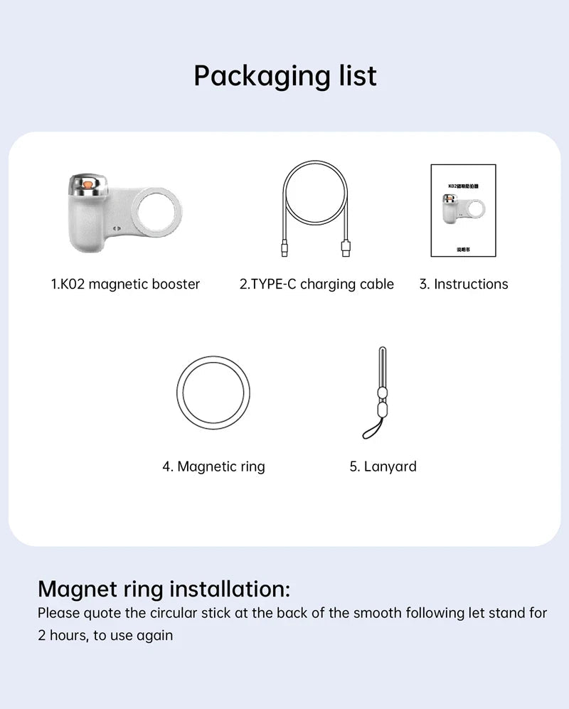 LINIM k02 Magnetic Phone Bluetooth Selfie Stick Handheld Portable Photography Selfie Phone Grip with LED Light Ergonomic Design - Fix & GoLINIM k02 Magnetic Phone Bluetooth Selfie Stick Handheld Portable Photography Selfie Phone Grip with LED Light Ergonomic DesignTechnologie PortableFix & Go