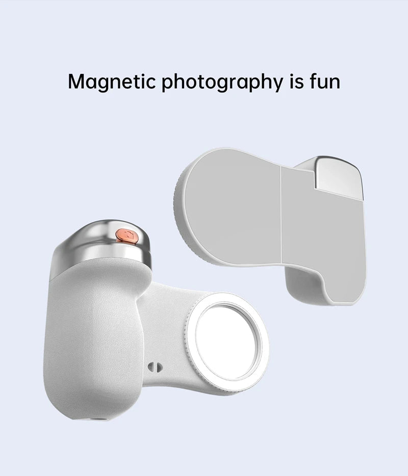 LINIM k02 Magnetic Phone Bluetooth Selfie Stick Handheld Portable Photography Selfie Phone Grip with LED Light Ergonomic Design - Fix & GoLINIM k02 Magnetic Phone Bluetooth Selfie Stick Handheld Portable Photography Selfie Phone Grip with LED Light Ergonomic DesignTechnologie PortableFix & Go