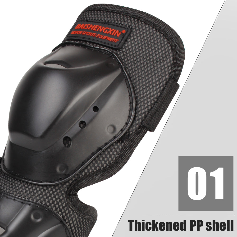 Accessoires de moto, équipement de protection d'équitation, 4 pièces/ensemble, genouillères et coudières, protections de patinage pour Motocross