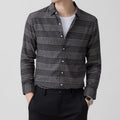 Long Sleeve Shirt Light Business Casual Linen Striped Shirt for Men - Fix & GoLong Sleeve Shirt Light Business Casual Linen Striped Shirt for MenFix & Go