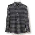 Long Sleeve Shirt Light Business Casual Linen Striped Shirt for Men - Fix & GoLong Sleeve Shirt Light Business Casual Linen Striped Shirt for MenFix & Go