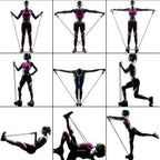LOOGDEEL 11 pièces/ensemble bandes de résistance pédale exercice corps entraînement femmes hommes Fitness Yoga tirer corde exercices Tubes en Latex - FATAONLOOGDEEL 11 pièces/ensemble bandes de résistance pédale exercice corps entraînement femmes hommes Fitness Yoga tirer corde exercices Tubes en LatexFitness & SportFATAON