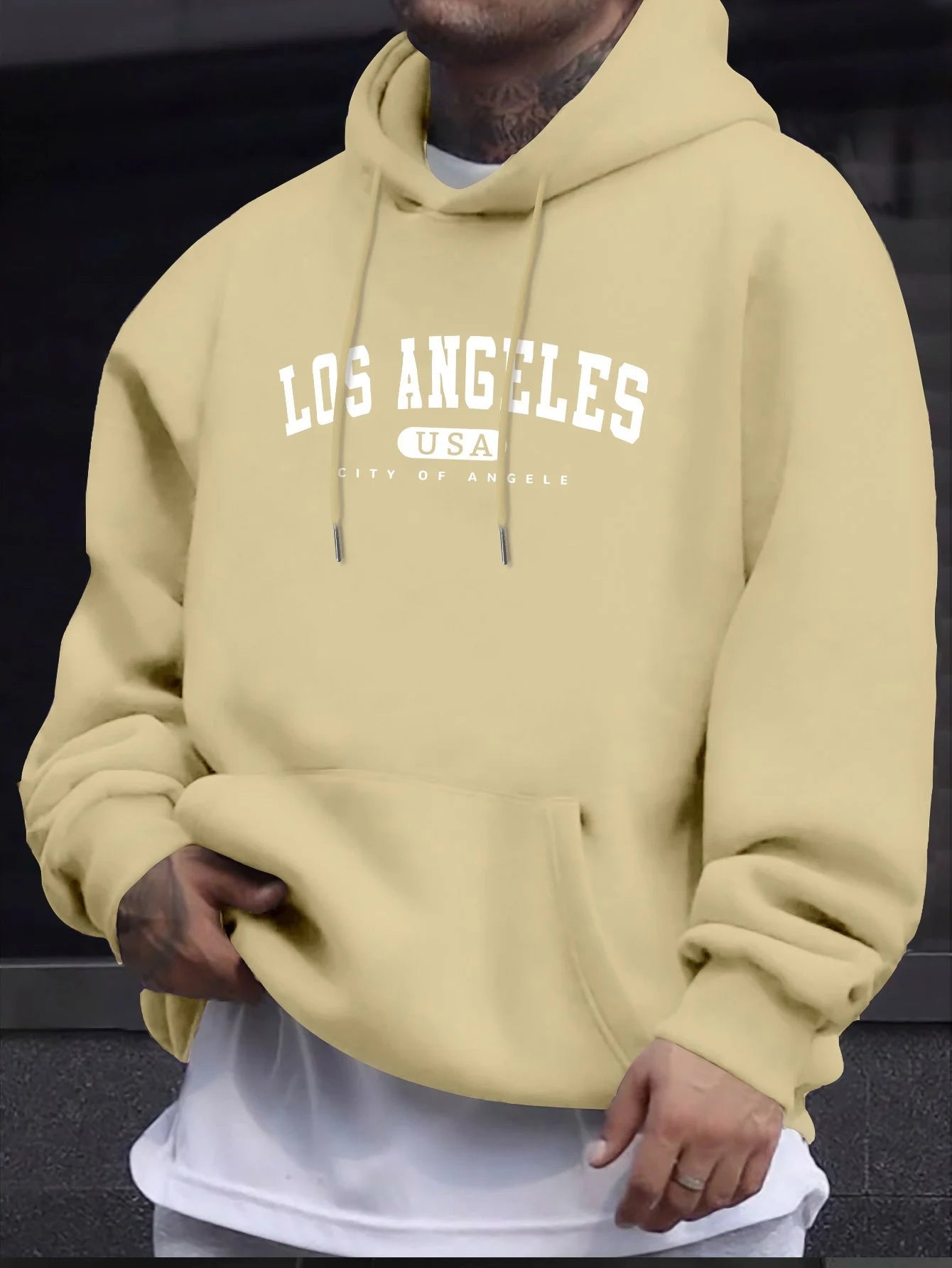 Los Angeles Usa imprimer hommes à manches longues cordon sweat à capuche imprimé t-shirt coton pour hommes décontracté automne hiver - FATAONLos Angeles Usa imprimer hommes à manches longues cordon sweat à capuche imprimé t-shirt coton pour hommes décontracté automne hiverMode HommeFATAON