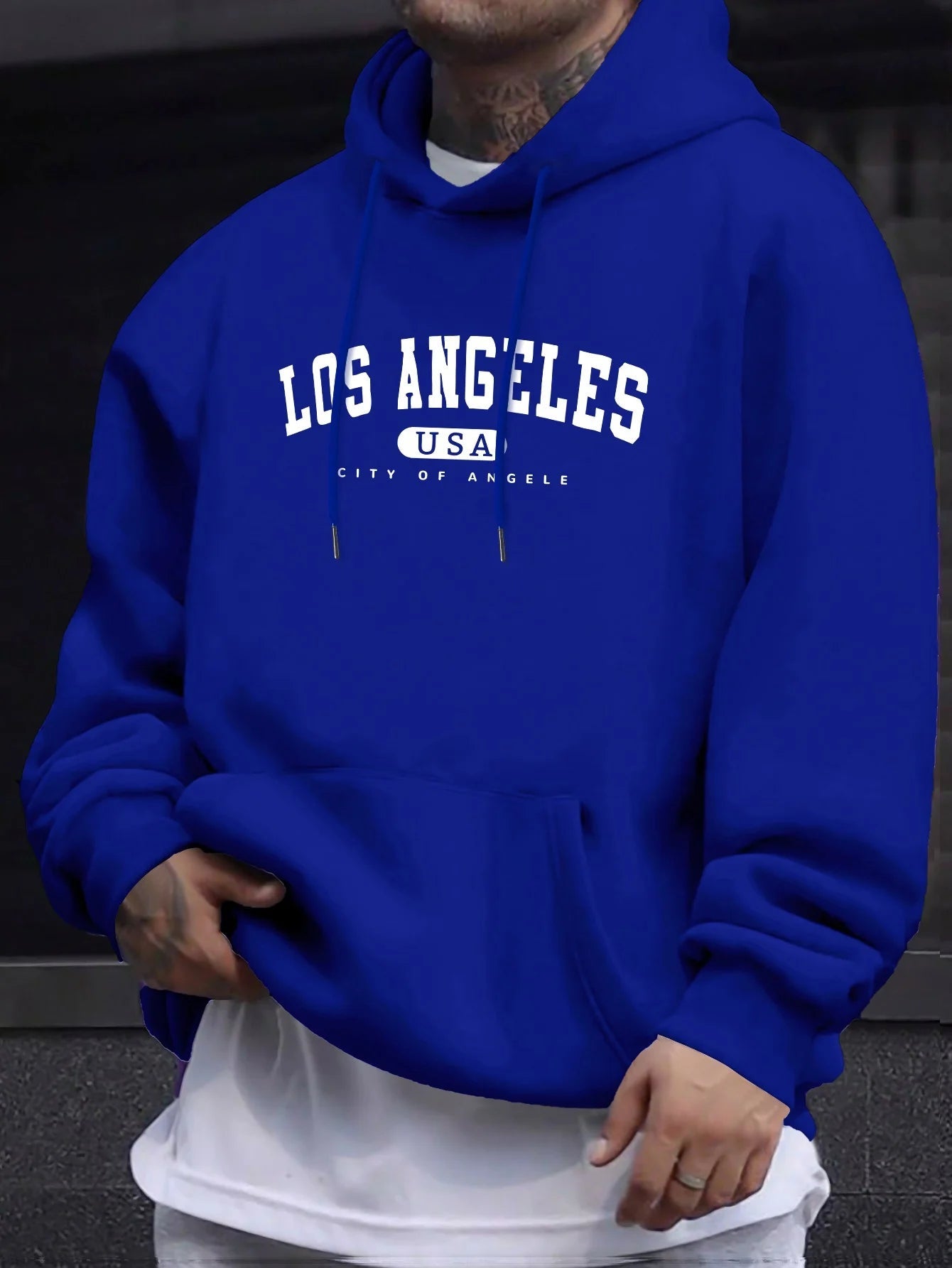 Los Angeles Usa imprimer hommes à manches longues cordon sweat à capuche imprimé t-shirt coton pour hommes décontracté automne hiver - FATAONLos Angeles Usa imprimer hommes à manches longues cordon sweat à capuche imprimé t-shirt coton pour hommes décontracté automne hiverMode HommeFATAON