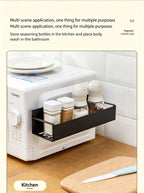 Lot de 2 étagères de rangement magnétiques multifonctionnelles pour cuisine, réfrigérateur et machine à laver, à suspendre latéralement - FATAONLot de 2 étagères de rangement magnétiques multifonctionnelles pour cuisine, réfrigérateur et machine à laver, à suspendre latéralementSolutions MaisonFATAON
