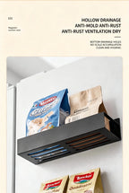 Lot de 2 étagères de rangement magnétiques multifonctionnelles pour cuisine, réfrigérateur et machine à laver, à suspendre latéralement - FATAONLot de 2 étagères de rangement magnétiques multifonctionnelles pour cuisine, réfrigérateur et machine à laver, à suspendre latéralementSolutions MaisonFATAON