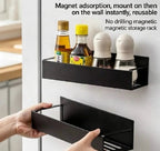 Lot de 2 étagères de rangement magnétiques multifonctionnelles pour cuisine, réfrigérateur et machine à laver, à suspendre latéralement - FATAONLot de 2 étagères de rangement magnétiques multifonctionnelles pour cuisine, réfrigérateur et machine à laver, à suspendre latéralementSolutions MaisonFATAON