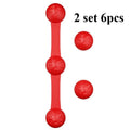 Lot de 6 attaches magnétiques en silicone pour friteuse à air, résistantes à la chaleur, pour doublures en papier sulfurisé, accessoires de cuisine de qualité alimentaire. - FATAONLot de 6 attaches magnétiques en silicone pour friteuse à air, résistantes à la chaleur, pour doublures en papier sulfurisé, accessoires de cuisine de qualité alimentaire.Solutions MaisonFATAON