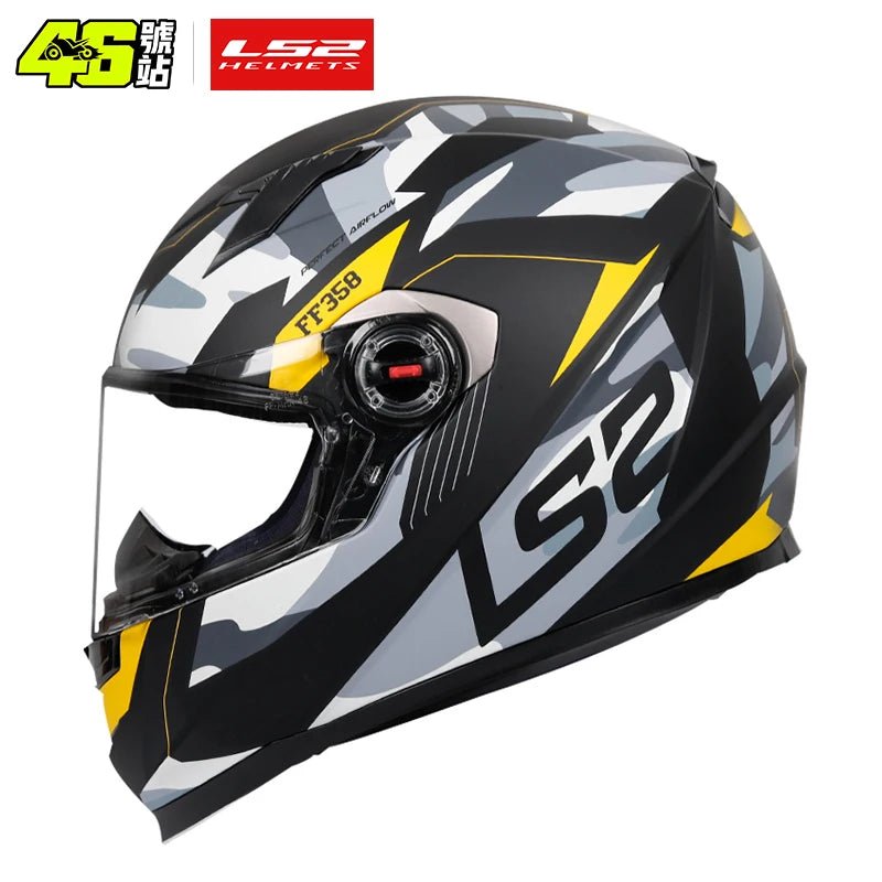 LS2 Casque intégral Masculino ls2 FF358 Motocross course homme femme Casco Moto Casque sans pompe qualité approuvée ECE - FATAONLS2 Casque intégral Masculino ls2 FF358 Motocross course homme femme Casco Moto Casque sans pompe qualité approuvée ECEAccessoires MotoFATAON