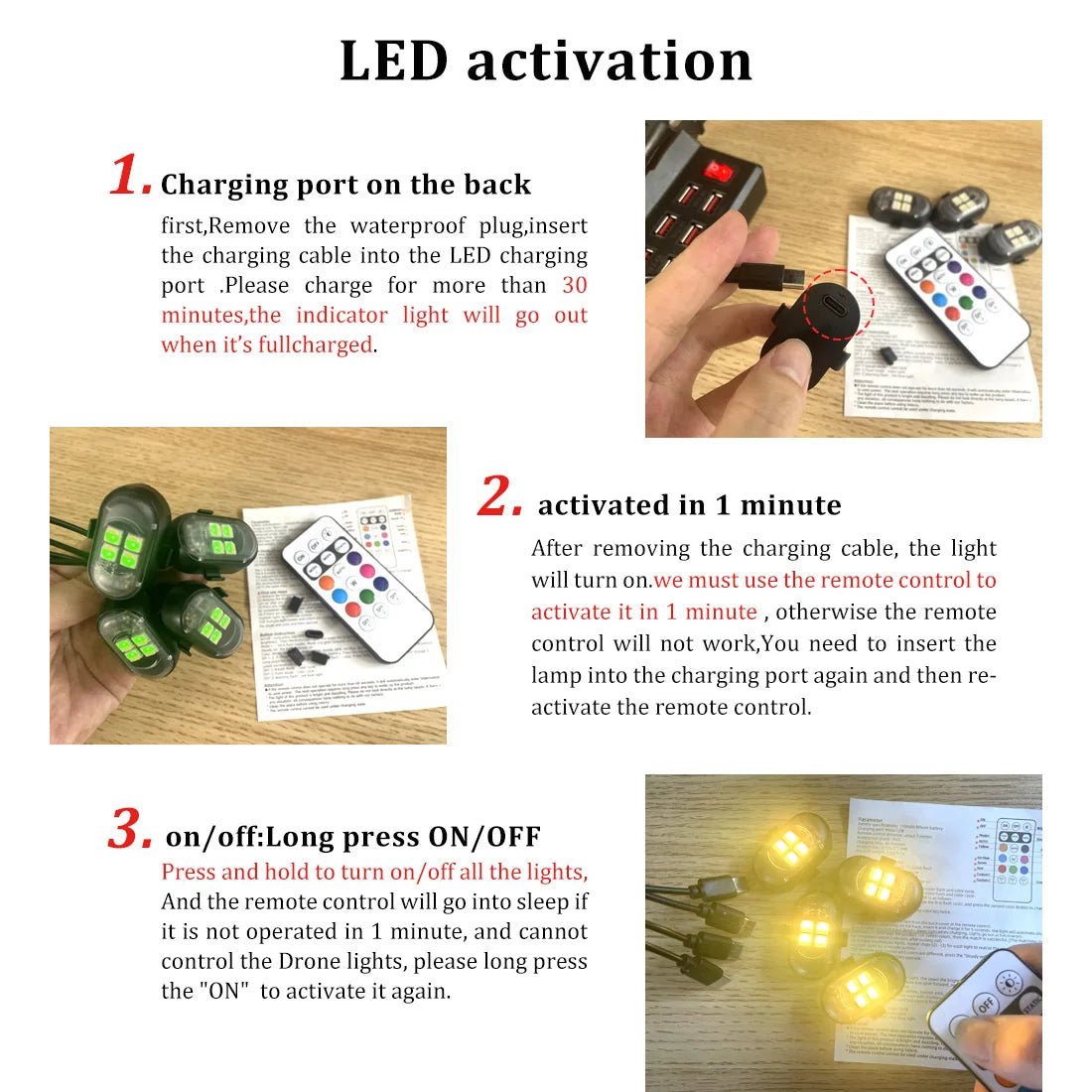 Lumières décoratives LED pour voiture, lampe d'ambiance sans fil/télécommandée | Mode multicolore | Charge USB | Pour l'intérieur, grille, feux de signalisation - FATAONLumières décoratives LED pour voiture, lampe d'ambiance sans fil/télécommandée | Mode multicolore | Charge USB | Pour l'intérieur, grille, feux de signalisationAccessoire AutoFATAON
