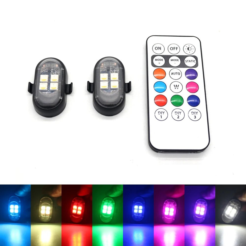 Lumières décoratives LED pour voiture, lampe d'ambiance sans fil/télécommandée | Mode multicolore | Charge USB | Pour l'intérieur, grille, feux de signalisation - FATAONLumières décoratives LED pour voiture, lampe d'ambiance sans fil/télécommandée | Mode multicolore | Charge USB | Pour l'intérieur, grille, feux de signalisationAccessoire AutoFATAON