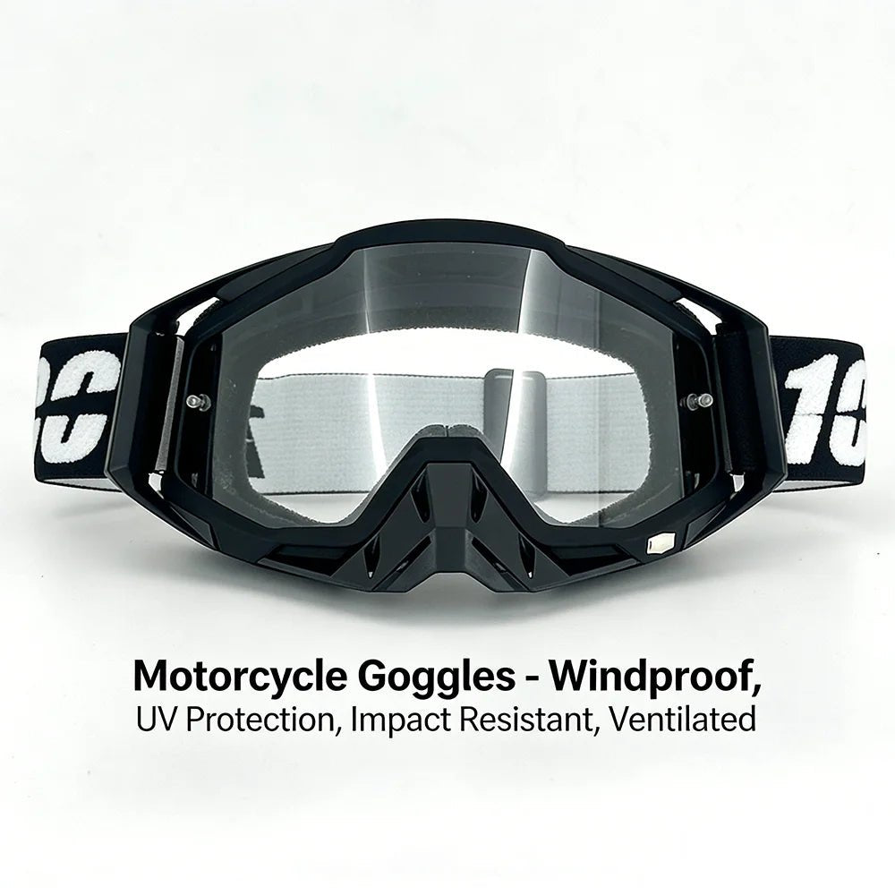 Lunettes de moto pour hommes, masque de protection MX pour motocross, moto tout-terrain, VTT, ski, sports de plein air, scooter, cyclisme - FATAONLunettes de moto pour hommes, masque de protection MX pour motocross, moto tout-terrain, VTT, ski, sports de plein air, scooter, cyclismeAccessoires MotoFATAON