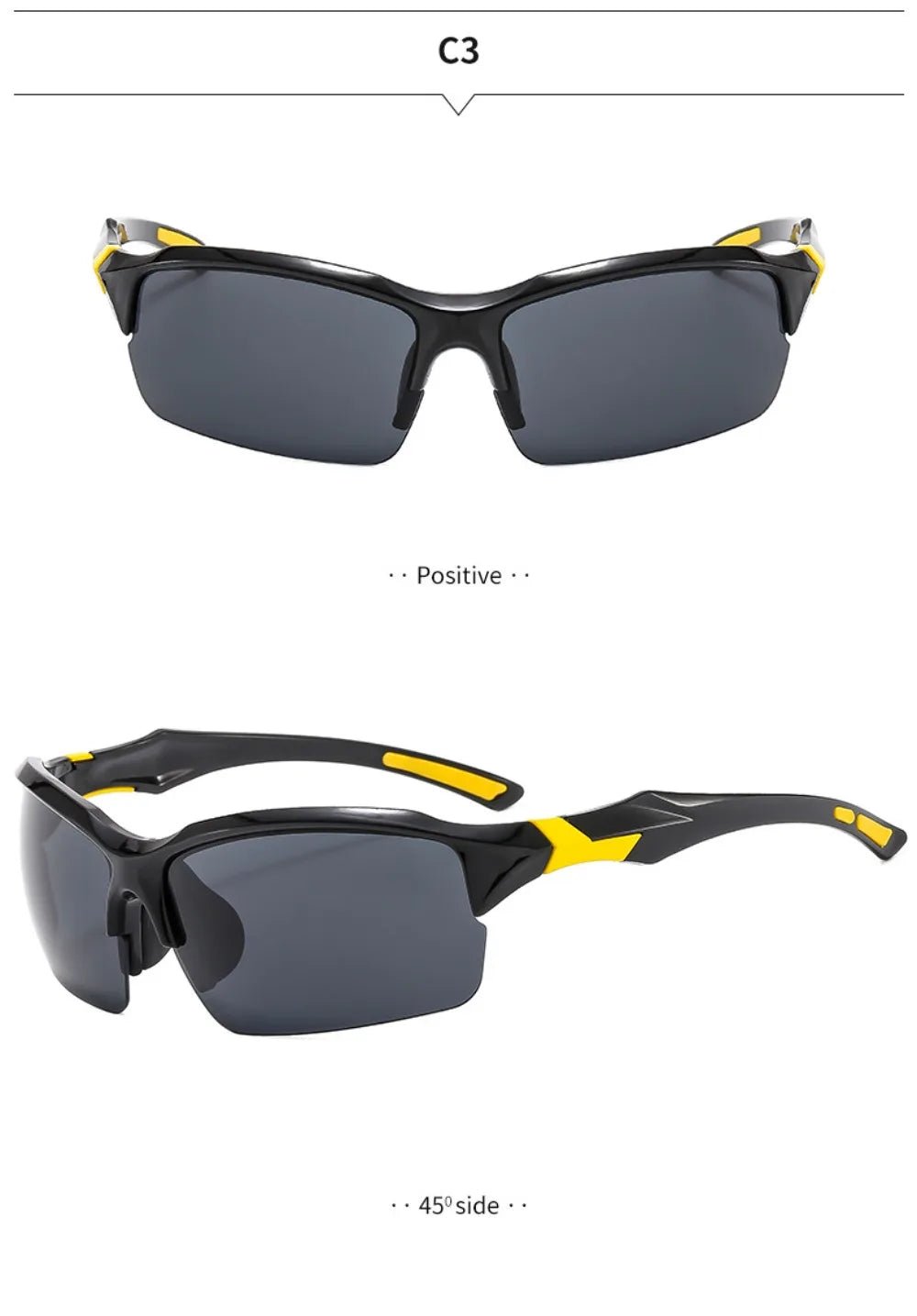lunettes de soleil homme Sports Cycling Sunglasses Polarized Sunglasses for Men Fishing Sun Glasses Lightweight Outdoor Goggles - Fix & Golunettes de soleil homme Sports Cycling Sunglasses Polarized Sunglasses for Men Fishing Sun Glasses Lightweight Outdoor GogglesFitness & SportFix & Go