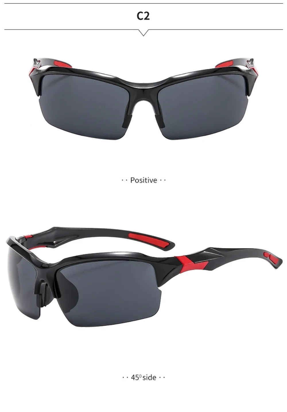 lunettes de soleil homme Sports Cycling Sunglasses Polarized Sunglasses for Men Fishing Sun Glasses Lightweight Outdoor Goggles - Fix & Golunettes de soleil homme Sports Cycling Sunglasses Polarized Sunglasses for Men Fishing Sun Glasses Lightweight Outdoor GogglesFitness & SportFix & Go