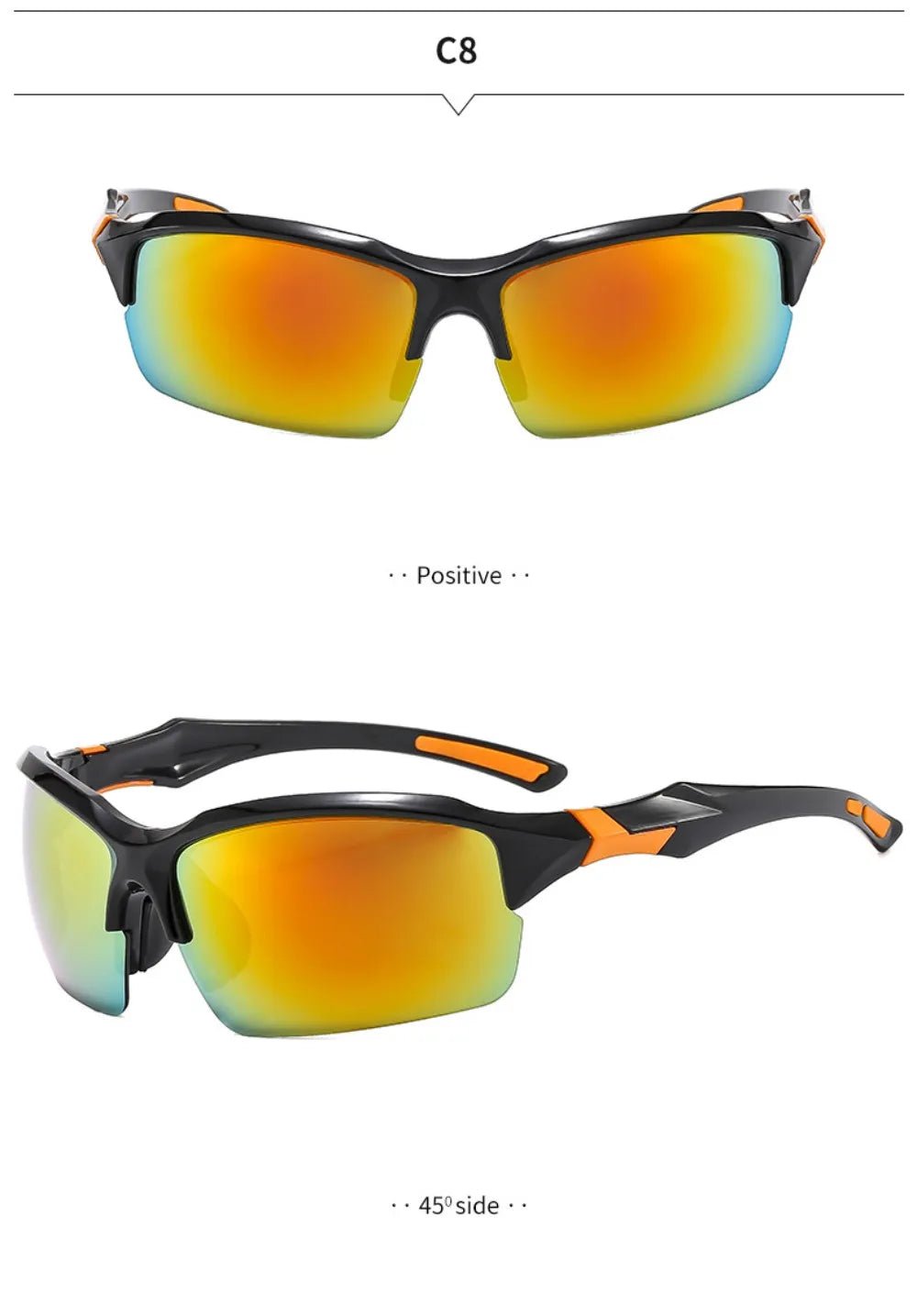 lunettes de soleil homme Sports Cycling Sunglasses Polarized Sunglasses for Men Fishing Sun Glasses Lightweight Outdoor Goggles - Fix & Golunettes de soleil homme Sports Cycling Sunglasses Polarized Sunglasses for Men Fishing Sun Glasses Lightweight Outdoor GogglesFitness & SportFix & Go