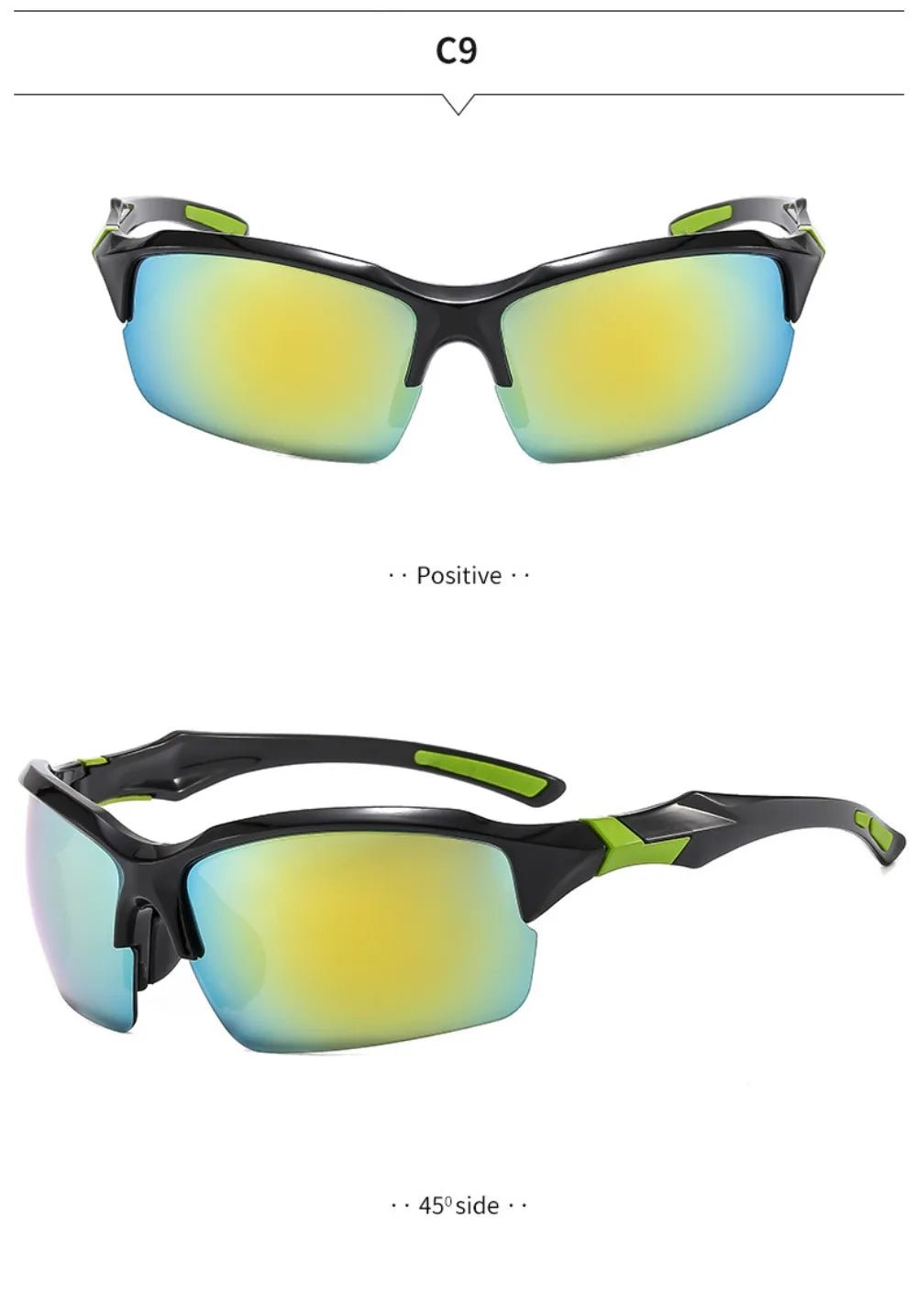 lunettes de soleil homme Sports Cycling Sunglasses Polarized Sunglasses for Men Fishing Sun Glasses Lightweight Outdoor Goggles - Fix & Golunettes de soleil homme Sports Cycling Sunglasses Polarized Sunglasses for Men Fishing Sun Glasses Lightweight Outdoor GogglesFitness & SportFix & Go