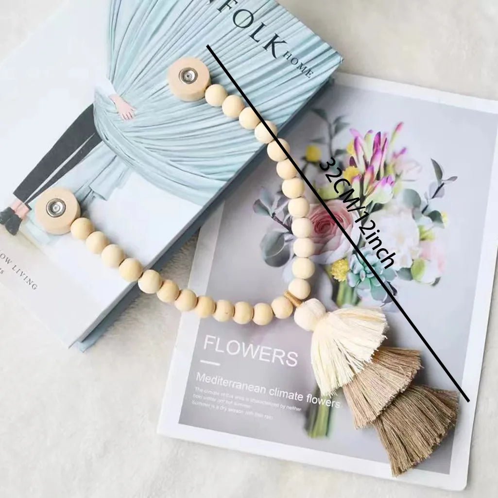 Luxury Boho Tassel Beaded Curtain Tieback Magnetic Macrame Curtain Strap Multicolor Home Decor Gift - FATAONLuxury Boho Tassel Beaded Curtain Tieback Magnetic Macrame Curtain Strap Multicolor Home Decor GiftSolutions MaisonFATAON
