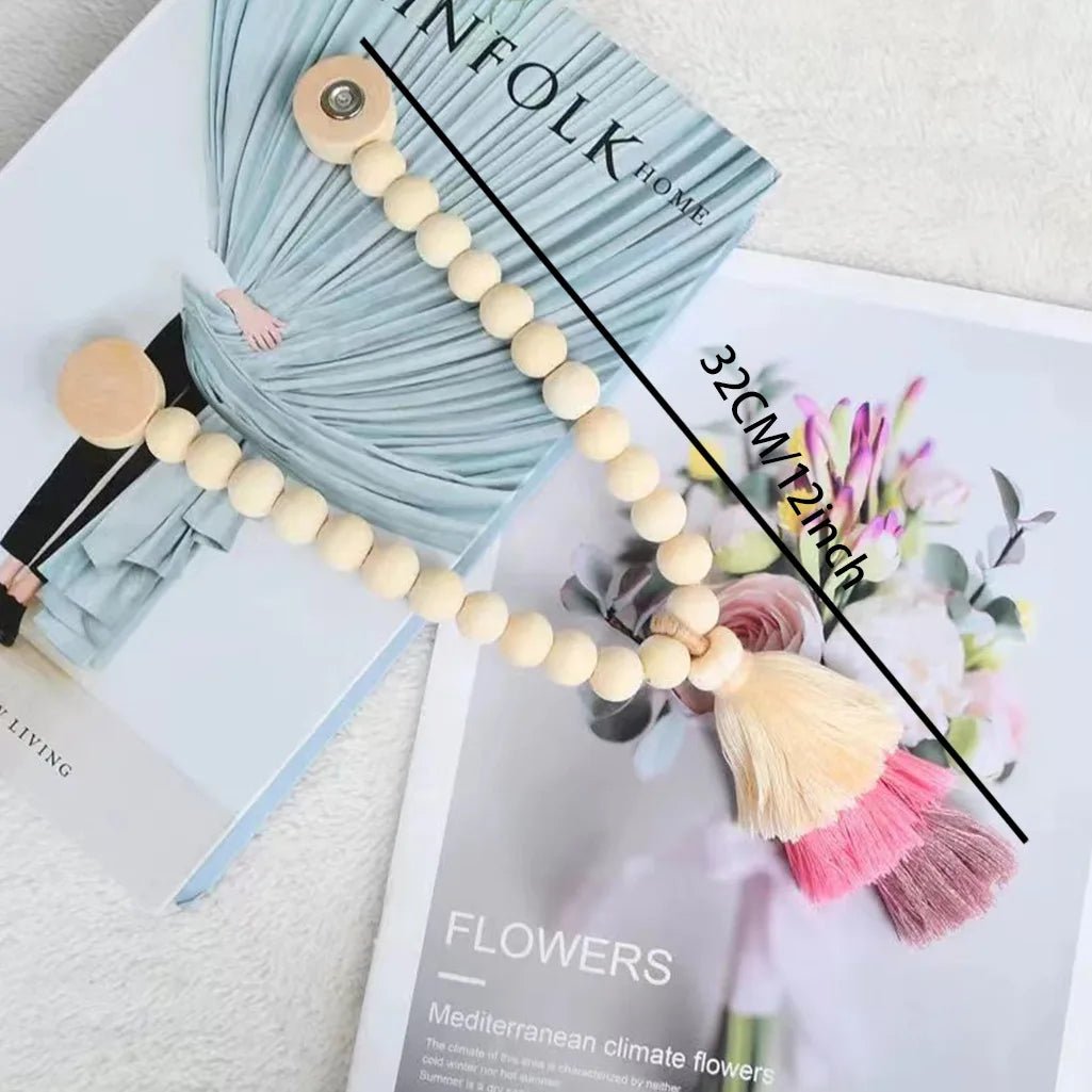 Luxury Boho Tassel Beaded Curtain Tieback Magnetic Macrame Curtain Strap Multicolor Home Decor Gift - FATAONLuxury Boho Tassel Beaded Curtain Tieback Magnetic Macrame Curtain Strap Multicolor Home Decor GiftSolutions MaisonFATAON