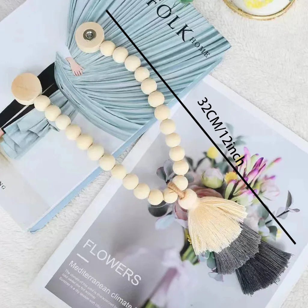 Luxury Boho Tassel Beaded Curtain Tieback Magnetic Macrame Curtain Strap Multicolor Home Decor Gift - FATAONLuxury Boho Tassel Beaded Curtain Tieback Magnetic Macrame Curtain Strap Multicolor Home Decor GiftSolutions MaisonFATAON