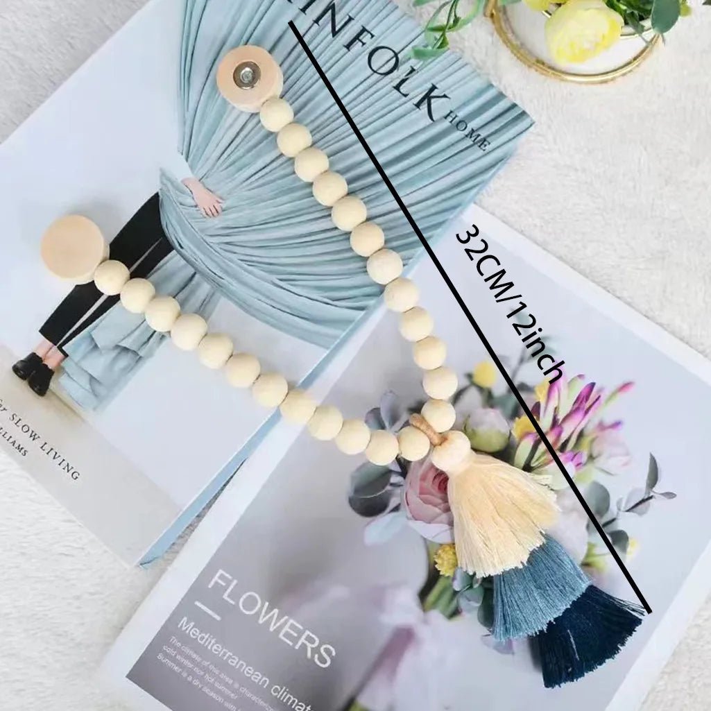Luxury Boho Tassel Beaded Curtain Tieback Magnetic Macrame Curtain Strap Multicolor Home Decor Gift - FATAONLuxury Boho Tassel Beaded Curtain Tieback Magnetic Macrame Curtain Strap Multicolor Home Decor GiftSolutions MaisonFATAON