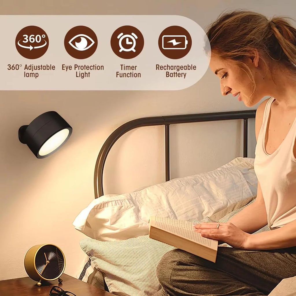 Magnetic LED Wall Light Night Dimmable Magnetic Picture Lights 360° Rotation Touch Remote Control Cabinet Spotlight Night Lamp - Fix & GoMagnetic LED Wall Light Night Dimmable Magnetic Picture Lights 360° Rotation Touch Remote Control Cabinet Spotlight Night LampFix & Go