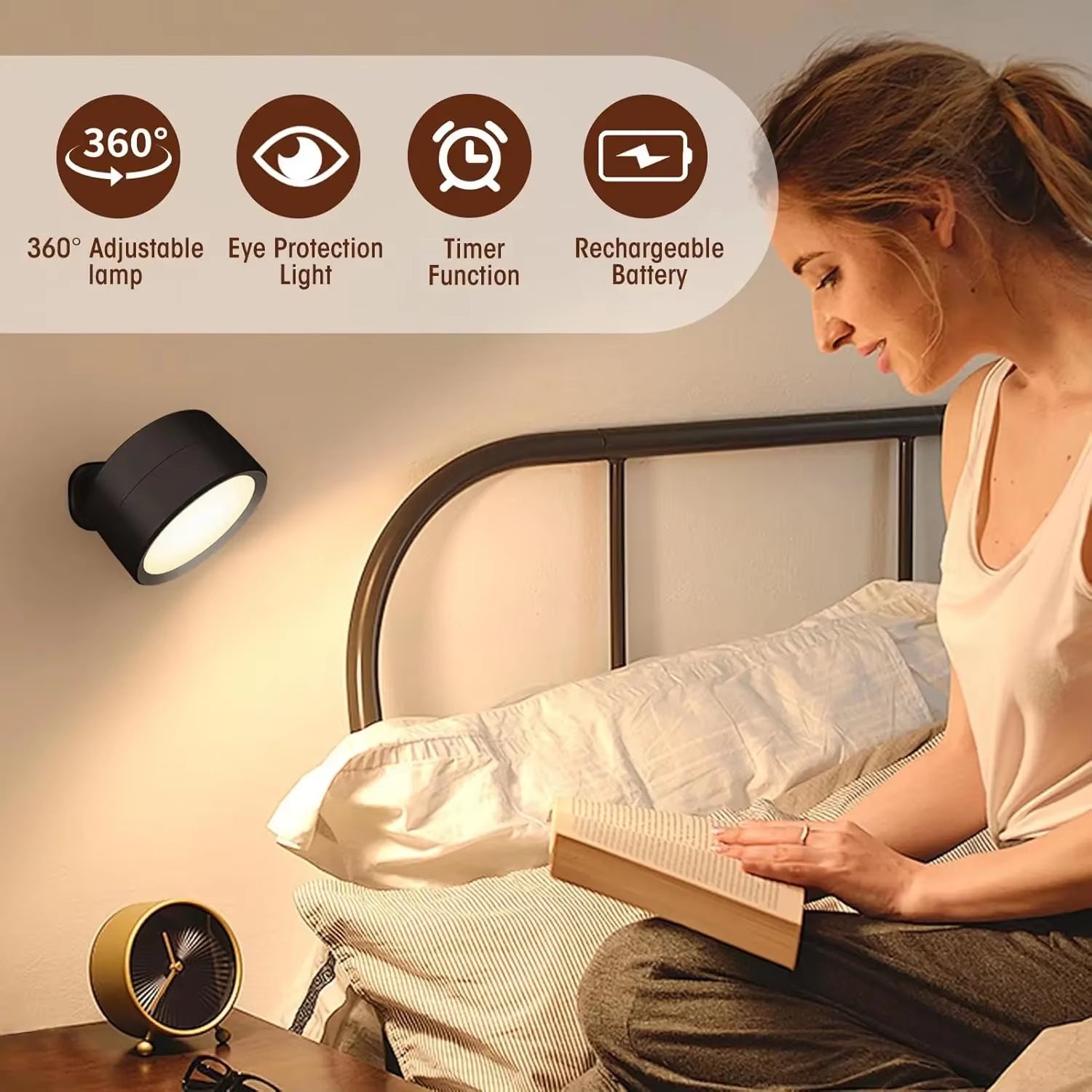 Magnetic LED Wall Light Night Dimmable Magnetic Picture Lights 360° Rotation Touch Remote Control Cabinet Spotlight Night Lamp - Fix & GoMagnetic LED Wall Light Night Dimmable Magnetic Picture Lights 360° Rotation Touch Remote Control Cabinet Spotlight Night LampFix & Go