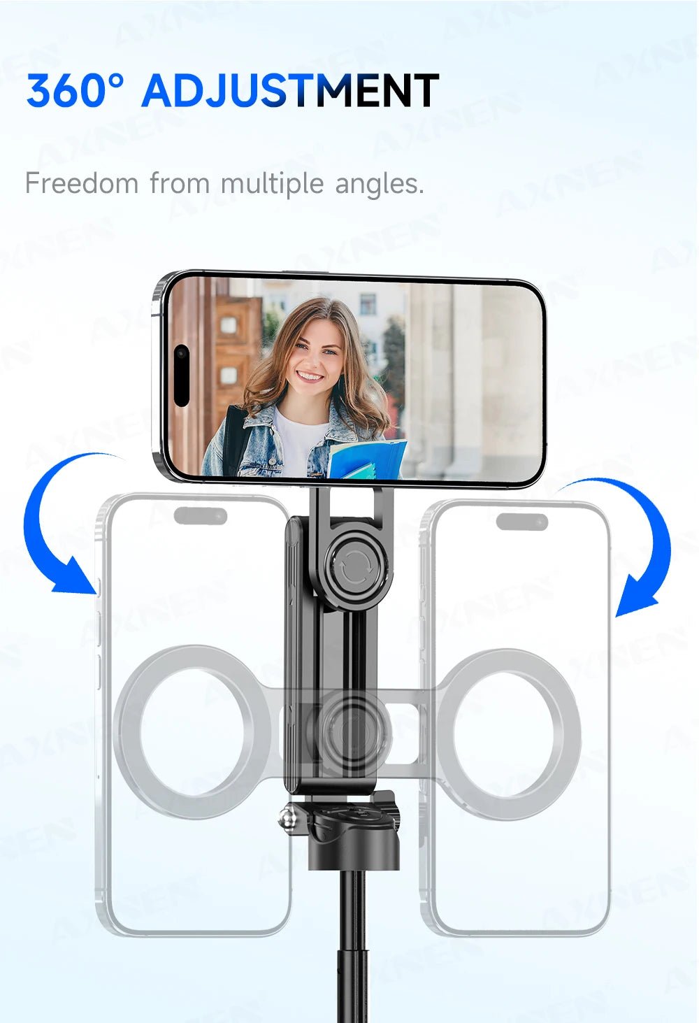 Magnetic Mini Selfie Stick Tripod for Cellphone with Extension Rod Wireless Remote, Fill Light Option, for Smartphone Vlog Shoot - Fix & GoMagnetic Mini Selfie Stick Tripod for Cellphone with Extension Rod Wireless Remote, Fill Light Option, for Smartphone Vlog ShootVidéo & PhotoFix & Go