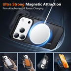 Magnetic Mobile Phone Case with Stand for iPhone 16 17 Pro Max 15 14 Plus 13 12 Translucent Cover with Kickstand - Fix & GoMagnetic Mobile Phone Case with Stand for iPhone 16 17 Pro Max 15 14 Plus 13 12 Translucent Cover with KickstandTechnologie PortableFix & Go