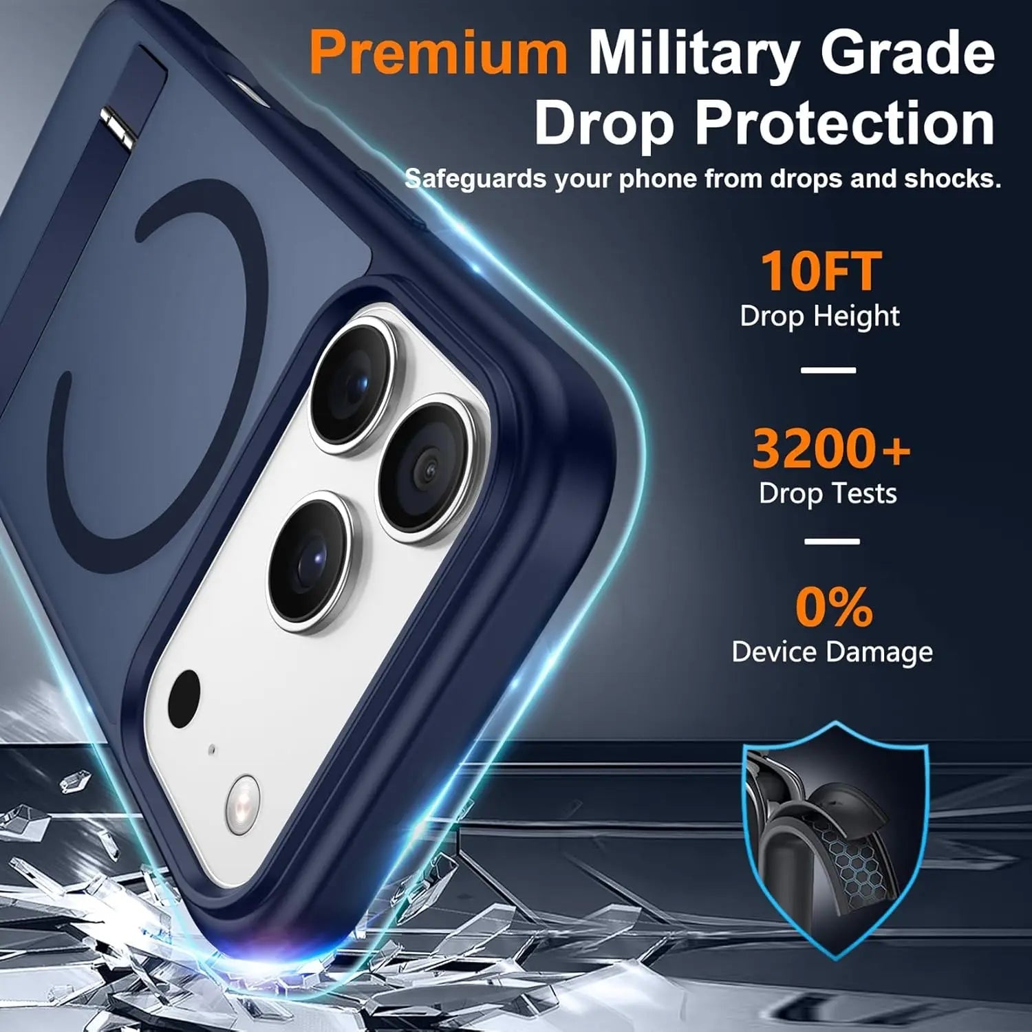 Magnetic Mobile Phone Case with Stand for iPhone 16 17 Pro Max 15 14 Plus 13 12 Translucent Cover with Kickstand - Fix & GoMagnetic Mobile Phone Case with Stand for iPhone 16 17 Pro Max 15 14 Plus 13 12 Translucent Cover with KickstandTechnologie PortableFix & Go
