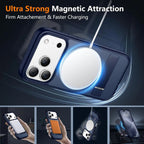 Magnetic Mobile Phone Case with Stand for iPhone 16 17 Pro Max 15 14 Plus 13 12 Translucent Cover with Kickstand - Fix & GoMagnetic Mobile Phone Case with Stand for iPhone 16 17 Pro Max 15 14 Plus 13 12 Translucent Cover with KickstandTechnologie PortableFix & Go