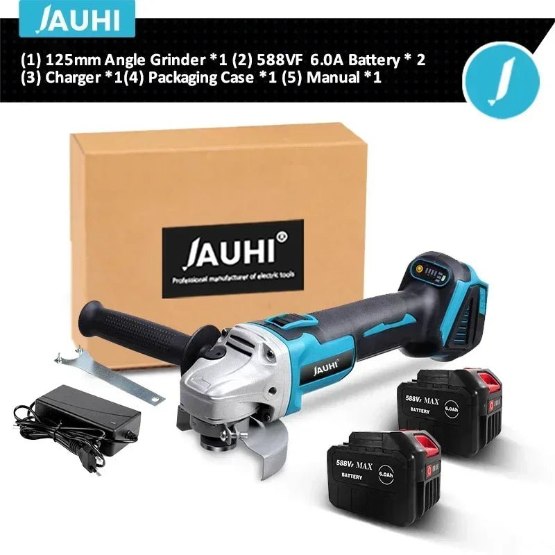 Makita – meuleuse d'angle électrique sans fil, 125mm, 20000 tr/min, Rechargeable, 4 vitesses, rectifieuse, Machine de découpe pour batterie 18V - FATAONMakita – meuleuse d'angle électrique sans fil, 125mm, 20000 tr/min, Rechargeable, 4 vitesses, rectifieuse, Machine de découpe pour batterie 18VOutils & PerformanceFATAON
